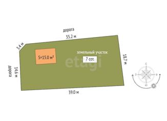 Продается дом, 15 м2, садовое товарищество Берёзка-4, Огуречная улица