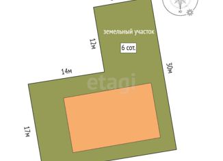 Продажа земельного участка, 6 сот., село Ана-Юрт, Крымская улица, 10