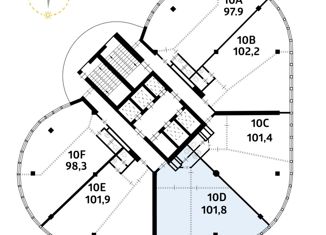 Продам офис, 101.8 м2, Новосибирская область, проспект Димитрова, 4/1