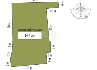 Продаю дом, 42.8 м2, поселок городского типа Козулька