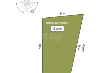 Продажа участка, 16 сот., поселок Черемушки