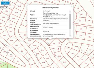 Продажа земельного участка, 8.2 сот., село Украинка, Крутая улица, 39
