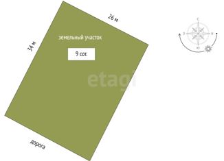 Продажа участка, 9 сот., село Салаирка