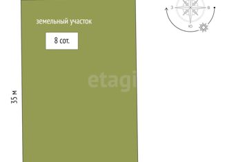 Продажа земельного участка, 8 сот., село Каменка, Школьная улица