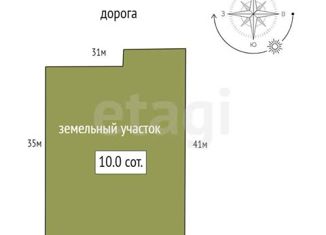 Продаю земельный участок, 10 сот., коттеджный посёлок Крокусы, коттеджный посёлок Крокусы, 16