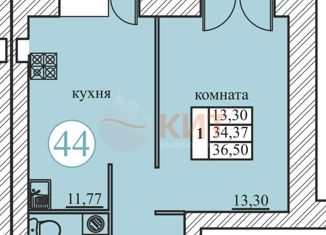 Продаю однокомнатную квартиру, 36.6 м2, посёлок Красный Бор, Большая Заозёрная улица, 37