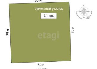 Продаю земельный участок, 9.1 сот., территория СОСН Лесная Поляна, Сиреневая улица