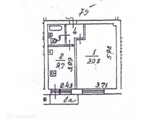 1-ком. квартира на продажу, 36 м2, Москва, Стрелецкая улица, 10, Стрелецкая улица