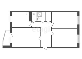Продается 3-комнатная квартира, 63 м2, Красноярск, Кировский район, улица Кутузова, 101