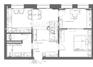 Продается 2-ком. квартира, 56.3 м2, Москва, Татарская улица, 14