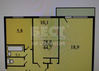 Продам 2-комнатную квартиру, 45.3 м2, Москва, Чонгарский бульвар, 14к2, Чонгарский бульвар