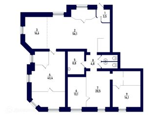 Офис на продажу, 194 м2, Новосибирск, Обская улица, 50/2, метро Речной вокзал