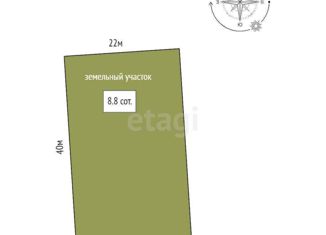 Продаю участок, 8.8 сот., Зуйское сельское поселение