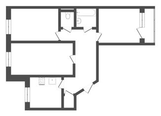 Продам 3-ком. квартиру, 65.2 м2, Тюмень, Камчатская улица, 2