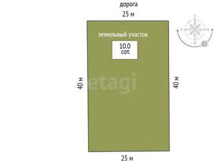 Продается участок, 10 сот., садовое товарищество Строитель, Каштановая улица