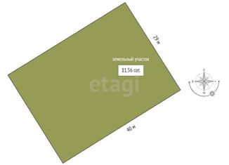 Земельный участок на продажу, 11.6 сот., СПК Нива