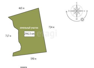 Продаю участок, 2941.5 сот., Красноярский край, улица Петра Подзолкова, 3