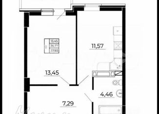 Продам однокомнатную квартиру, 38 м2, Ростов-на-Дону, Горсоветская улица, 49/2, ЖК Свобода