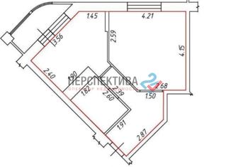 Продажа 1-ком. квартиры, 42.7 м2, Калуга, улица Кибальчича, 2, ЖК Галактика