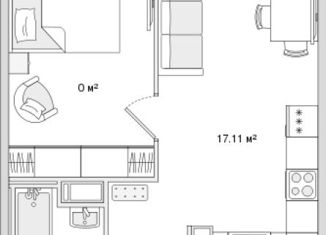 Продаю 1-комнатную квартиру, 45.8 м2, Санкт-Петербург, Белоостровская улица, 10к1, метро Лесная