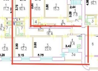 Продажа трехкомнатной квартиры, 72.8 м2, Москва, улица Красная Пресня, 23с1А, улица Красная Пресня