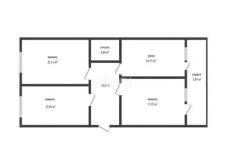 Продается трехкомнатная квартира, 88 м2, Краснодар, улица Димитрова, 202