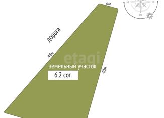 Земельный участок на продажу, 6.2 сот., Чистенское сельское поселение