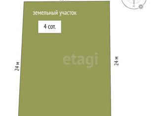 Участок на продажу, 4 сот., массив Живописное, Розовая улица