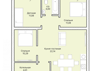 Продаю дом, 80 м2, посёлок Центральный, Завьяловская улица