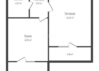 Продаю однокомнатную квартиру, 35.2 м2, Краснодар, Севастопольская улица, 6/1, Севастопольская улица