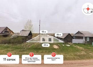 Продам земельный участок, 11 сот., деревня Бурмакина, Новая улица