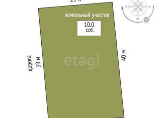 Продается земельный участок, 10 сот., деревня Нариманова, Центральная улица, 5