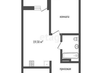 Продается однокомнатная квартира, 47 м2, Тюмень, улица Николая Глебова, 3с8, ЖК Гранд Квартал