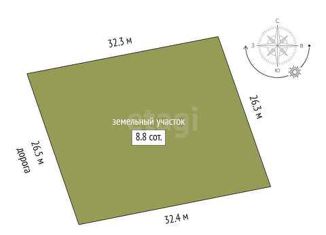 Продажа участка, 8.8 сот., СНТ Нефтеснабовец