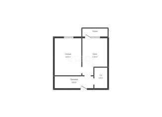 Однокомнатная квартира на продажу, 42.4 м2, Краснодар, Стахановская улица, 1/5к3, микрорайон Авиагородок