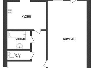 Продажа однокомнатной квартиры, 31 м2, Курганская область, улица Достоевского, 70