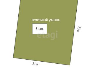 Продажа земельного участка, 4.9 сот., село Приятное Свидание, Калиновая улица