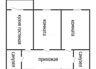 Продам 2-ком. квартиру, 60.8 м2, Краснодар, улица имени Валерия Гассия, 4/7лит2, ЖК Фреш