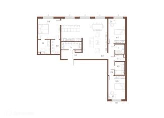 Продаю 3-ком. квартиру, 135.52 м2, Санкт-Петербург, улица Стахановцев, 1, улица Стахановцев