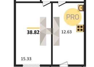 Продается 1-ком. квартира, 39 м2, Владимир, ЖК Содышка, улица Лакина, 2Г