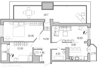 Продам трехкомнатную квартиру, 95.4 м2, Санкт-Петербург, улица Кустодиева, 3к2, ЖК Поэт
