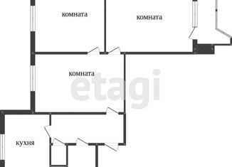 Продажа 3-ком. квартиры, 74.6 м2, Тюменская область, улица Ленина, 27