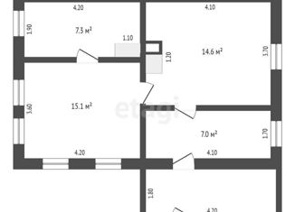 Продается дом, 44 м2, село Ливенка, Набережная улица