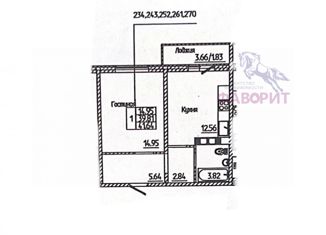 Продаю 1-ком. квартиру, 39.7 м2, Оренбург, улица Юркина, 8, ЖК Осенний Лист