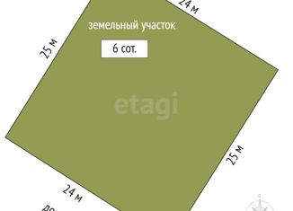 Продажа участка, 6 сот., коттеджный посёлок Победа, 2-я Ботаническая улица