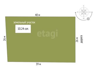 Продаю участок, 10.24 сот., садовое товарищество Моторостроитель, Цветочная улица