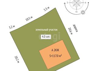 Продам дом, 117 м2, СНТ Нефтяник, 4-й ряд