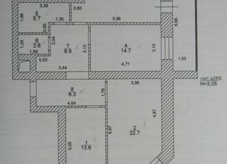 Продажа 3-ком. квартиры, 96.6 м2, Ульяновск, Буинский переулок, 1, Ленинский район