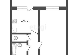 Продам 1-ком. квартиру, 22.7 м2, Санкт-Петербург, Полевая Сабировская улица, 45к1, муниципальный округ Озеро Долгое