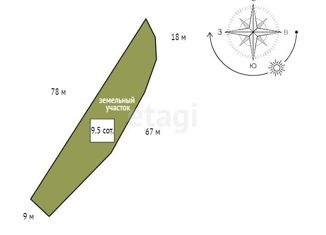 Продам участок, 9.5 сот., СНТ Мана